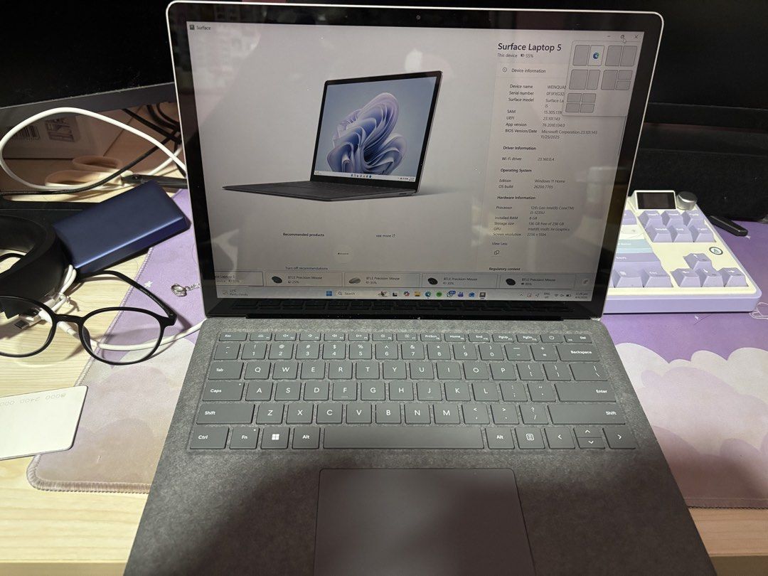 Microsoft Surface Laptop 5 - i5, 8GB RAM, 256GB SSD420600146423326721