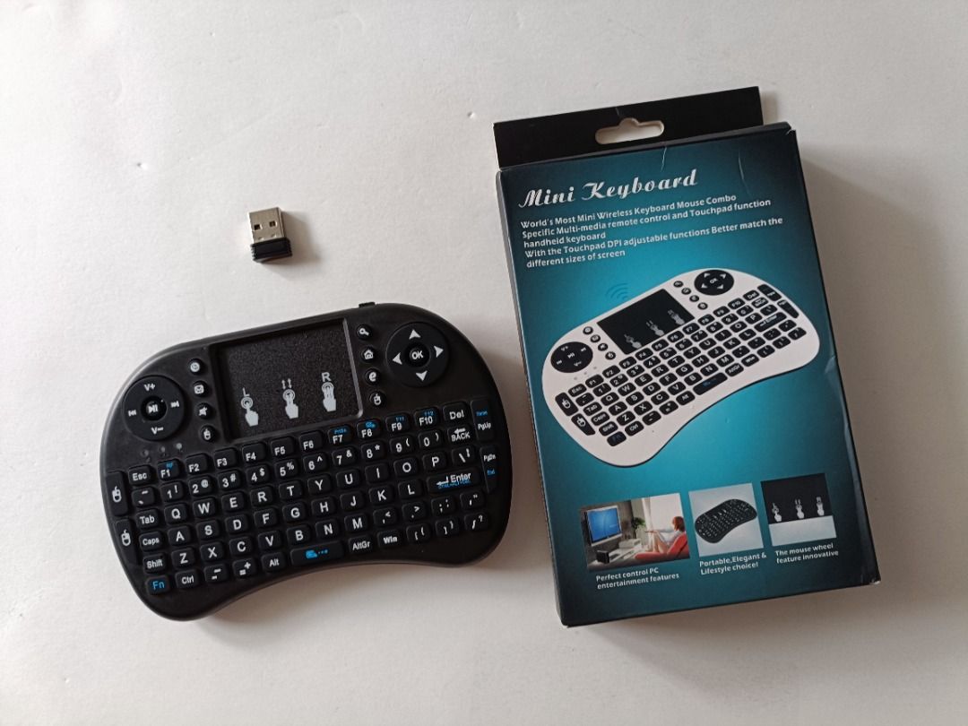 Mini Keyboard with Touchpad and USB Receiver446561845322731520