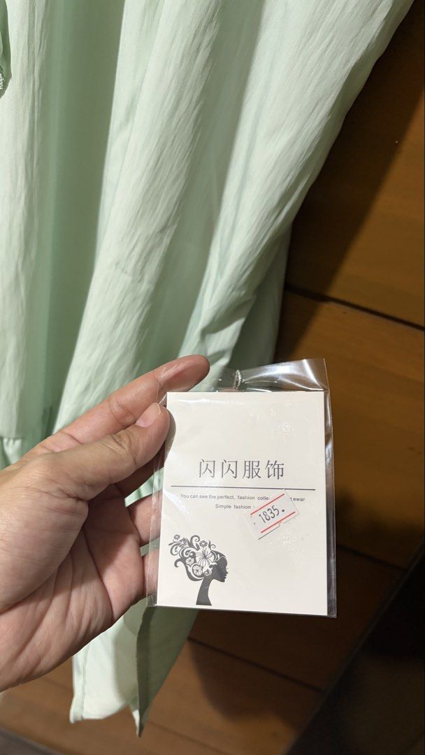 Mint Green Halter Dress with Ruffles with tag (Category: Dresses) located in Manila. Submitted by Miss_KSJ (Listing ID 1430321431, Image 2). Description: Soft fabric Made in Thailand.