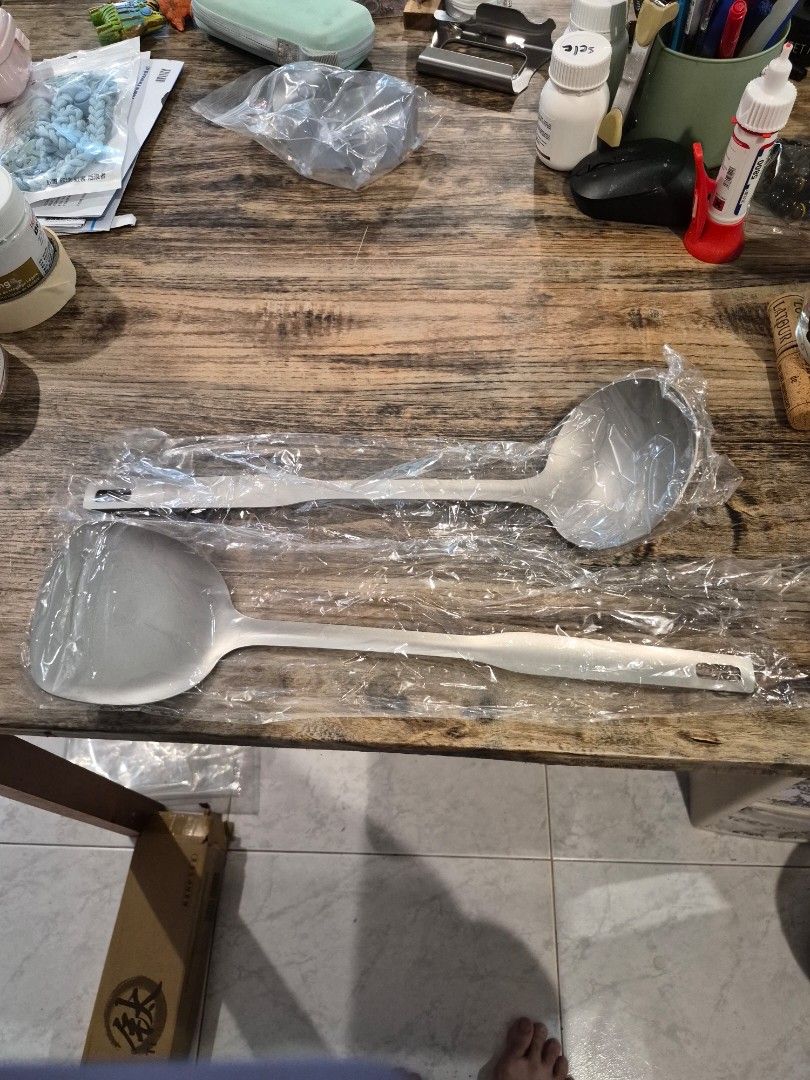 New Stainless Steel Ladle and Spatula Set