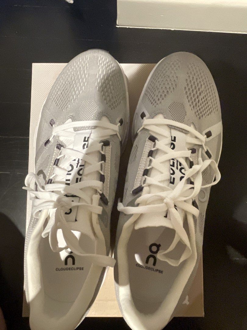On cloud eclipse (Category: Sneakers) located in Singapore. Submitted by sneakergodddd (Listing ID 1430295315, Image 2). Description: BNIB authentic with receipt us 10.5 on cloud eclipse rfs: no chance to wear .