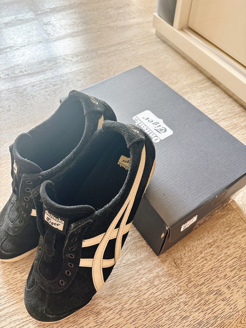 Onitsuka Tiger Mexico 66 Slip-On - Black/Putty - US 11.5, Men's Fashion ...