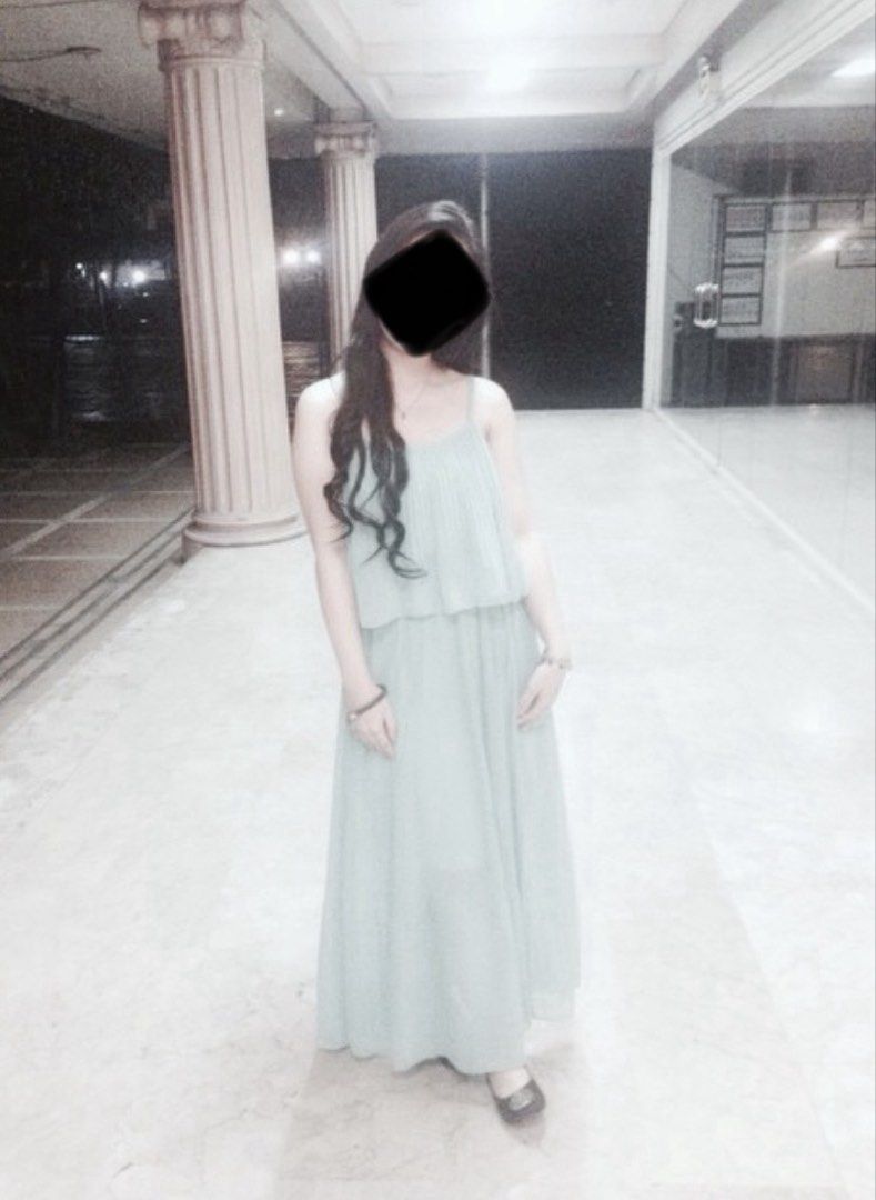 Teal/Turquoise Pleated Maxi Dress (Category: Dresses) located in Bulacan. Submitted by rks_closet (Listing ID 1430243911, Image 3). Description: Elegant maxi dress in a beautiful teal color. Features a pleated bodice and flowing skirt. Perfect for special occasions or a night out. The dress has thin straps and a flattering silhouette. It is a versatile piece that can be dressed up or down..