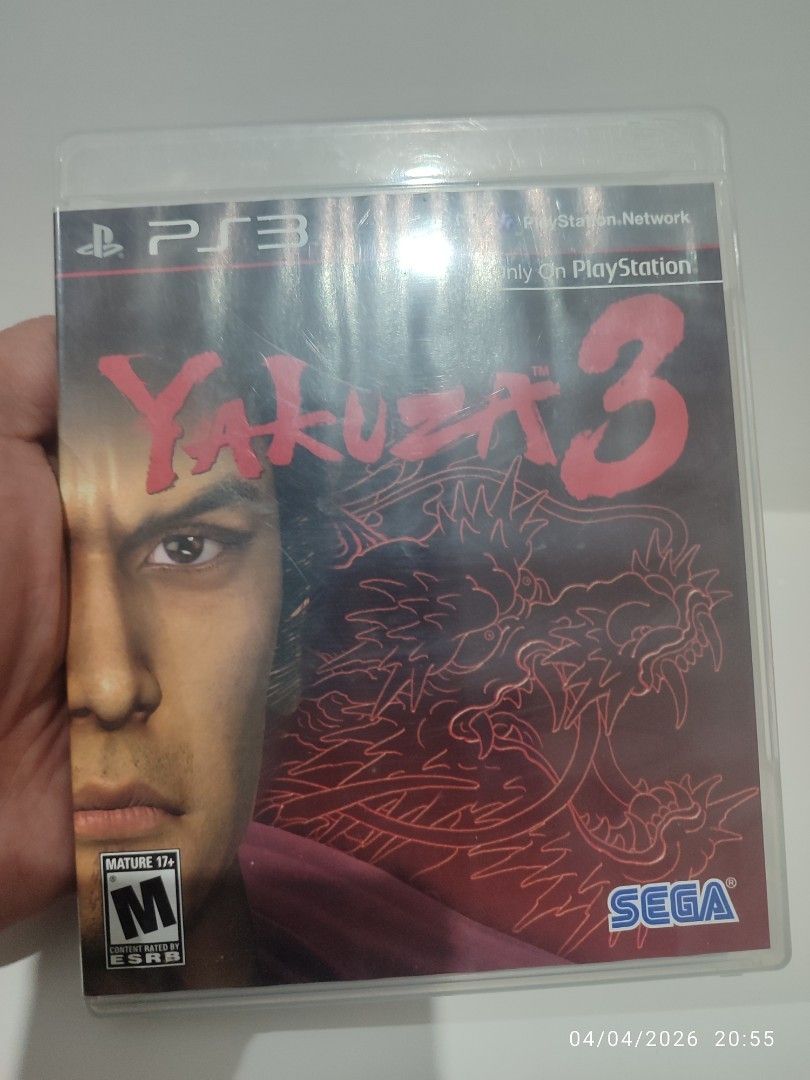 PS3 - Yakuza 3 (PRELOVED) "R1" (Category: PlayStation) located in Mendez-Nunez. Submitted by sf2_gameshop (Listing ID 1430234092, Image 2). Description: PLEASE READ CONDITION: a pre-loved item. Installed and tested working. It comes with a game manual and insert. The game was designed in Japanese voice, other than that, everything is English. Voucher code is untested if still valid. GENRE: Action-adventure, beat 'em up MODE: 1 player REGION: 1 - 