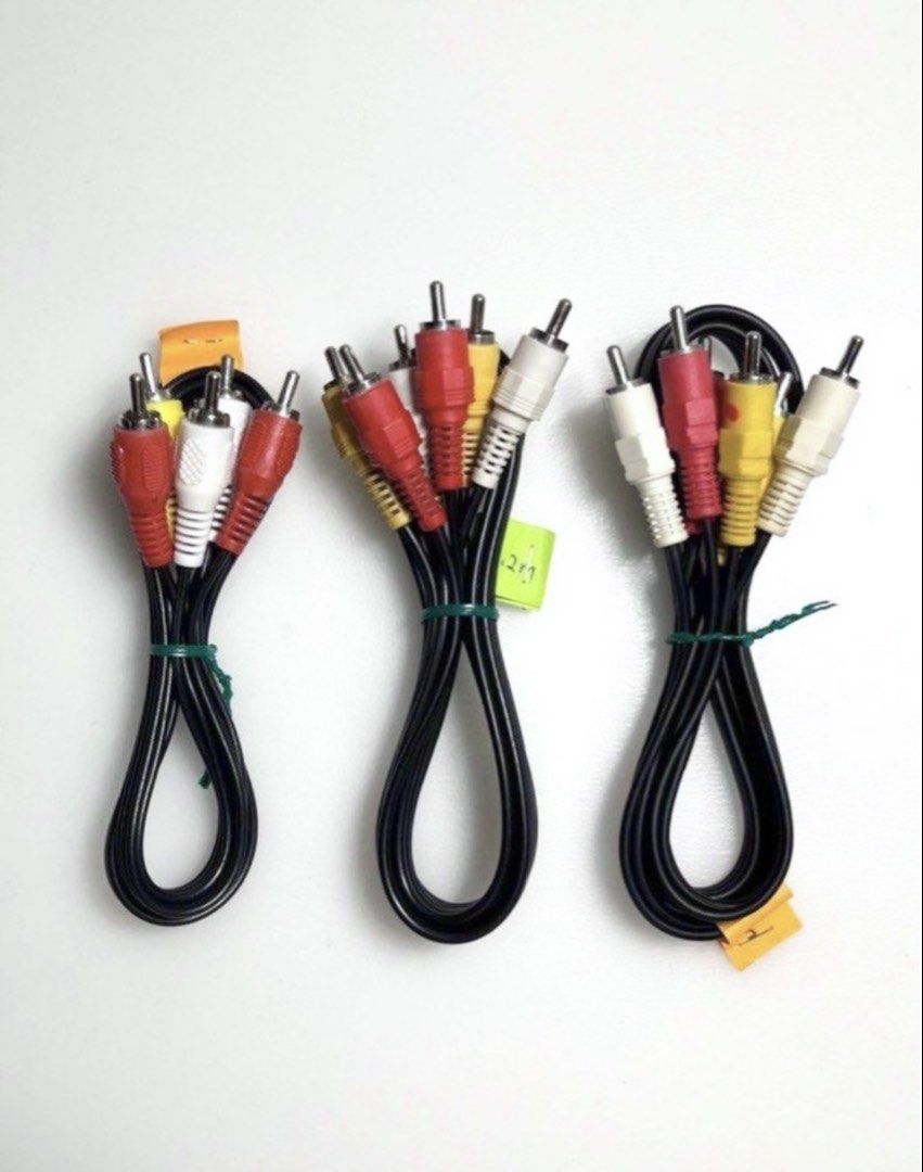 RCA AV Cables 1.2m
