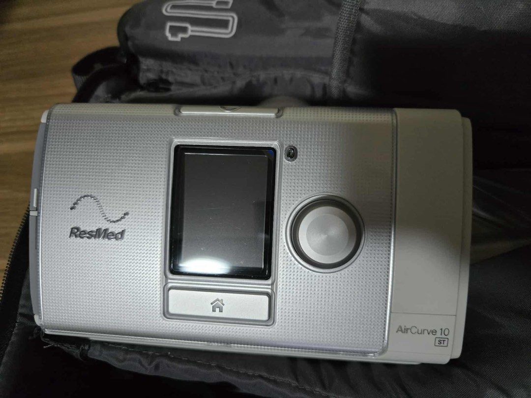 ResMed AirCurve 10 ST CPAP Machine (Category: Medical Supplies & Tools) located in Manila. Submitted by calmdolphin.87b0e4 (Listing ID 1430244965, Image 3). Description: PTPA For sale Calibrate and cleaning sanitized machine With certification ResMed AirCurve 10 ST BiPAP machine. It is a bilevel positive airway pressure (BiPAP) device used for treating sleep apnea and other respiratory conditions. The AirCurve 10 ST is a bilevel device that provi