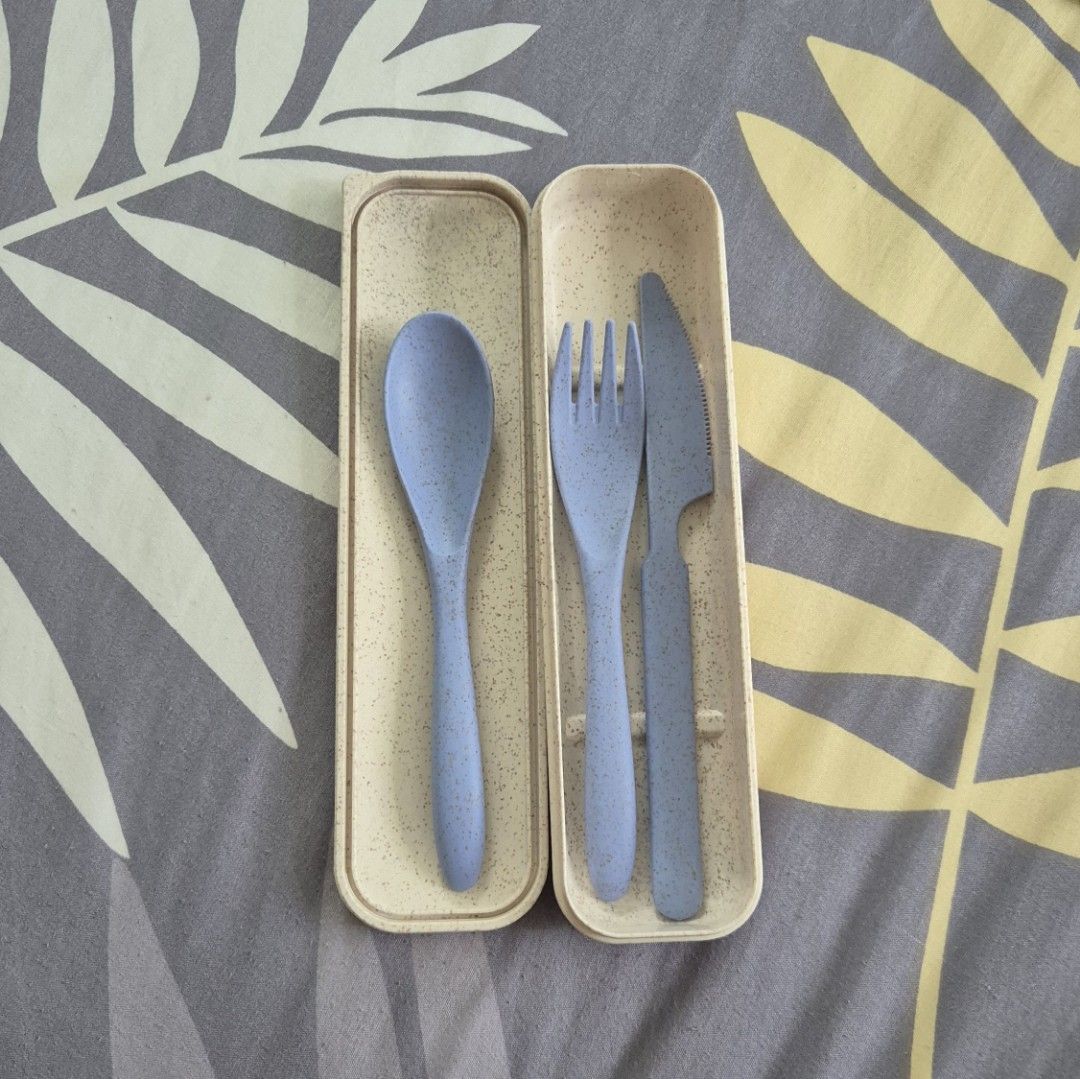 [13x] Reusable Cutlery Set with Case