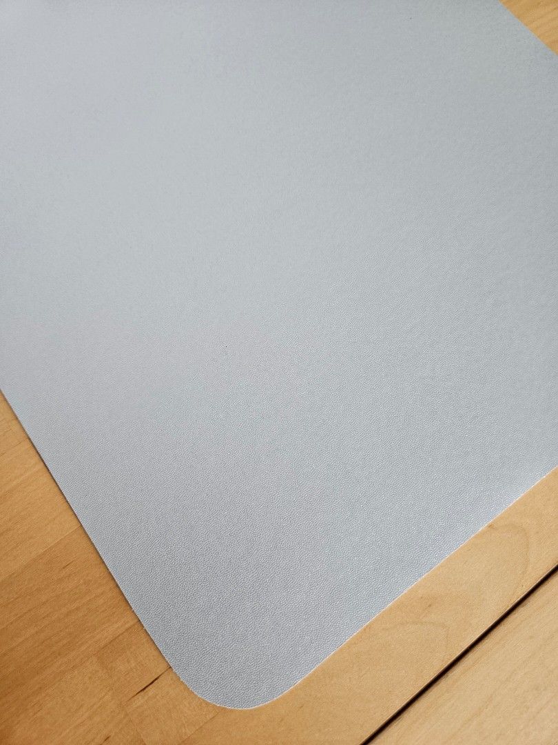 Reversible Grey / Blue Desk Mat - Leather Mouse Pad446437491275868163