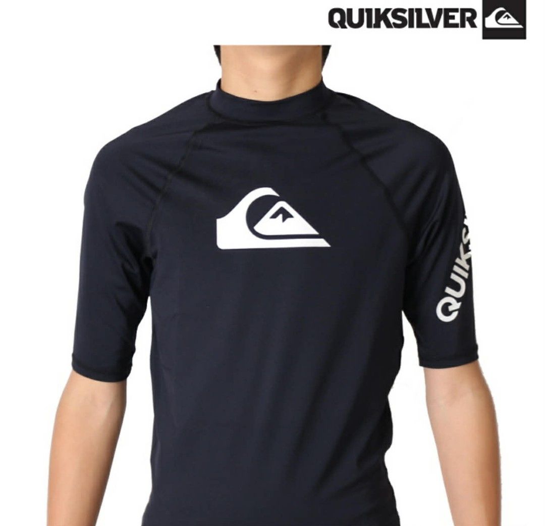(S) QUICKSILVER All Time Short Sleeves Rashguard / Swim Top (Category: Swim Top & Rash Guards) located in Cainta. Submitted by sunnyfloshop (Listing ID 1430294082, Image 3). Description: 🍃Small (width: 16.5" x 25") 🍃UPF +50.
