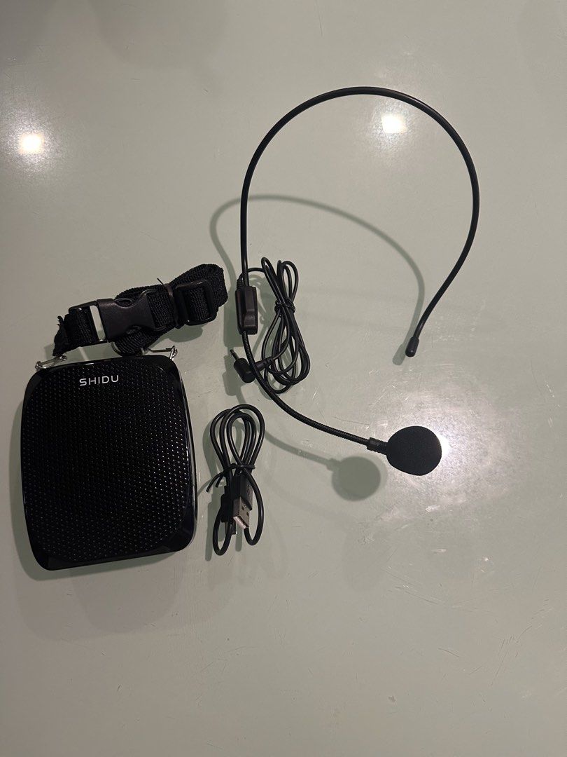 SHIDU Voice Amplifier with Headset Microphone