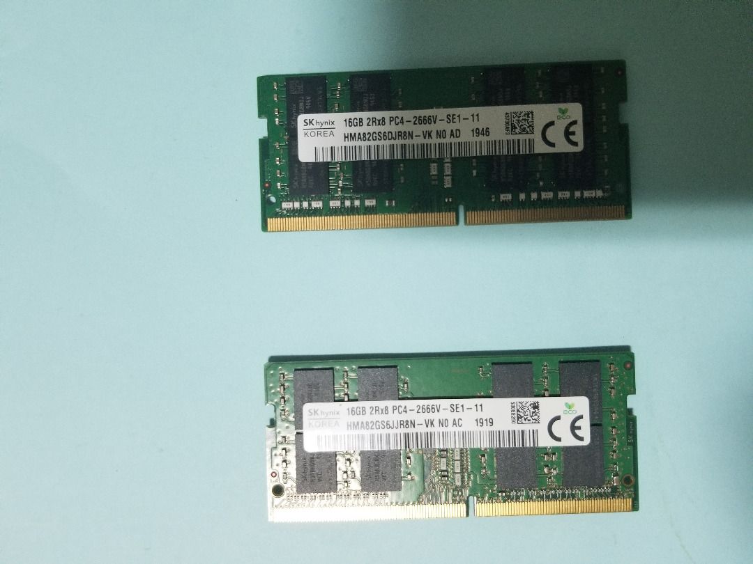 SK Hynix 16GB DDR4 2666 Desktop Memory 2Rx8 PC4-2666V-SE1-11 RAM