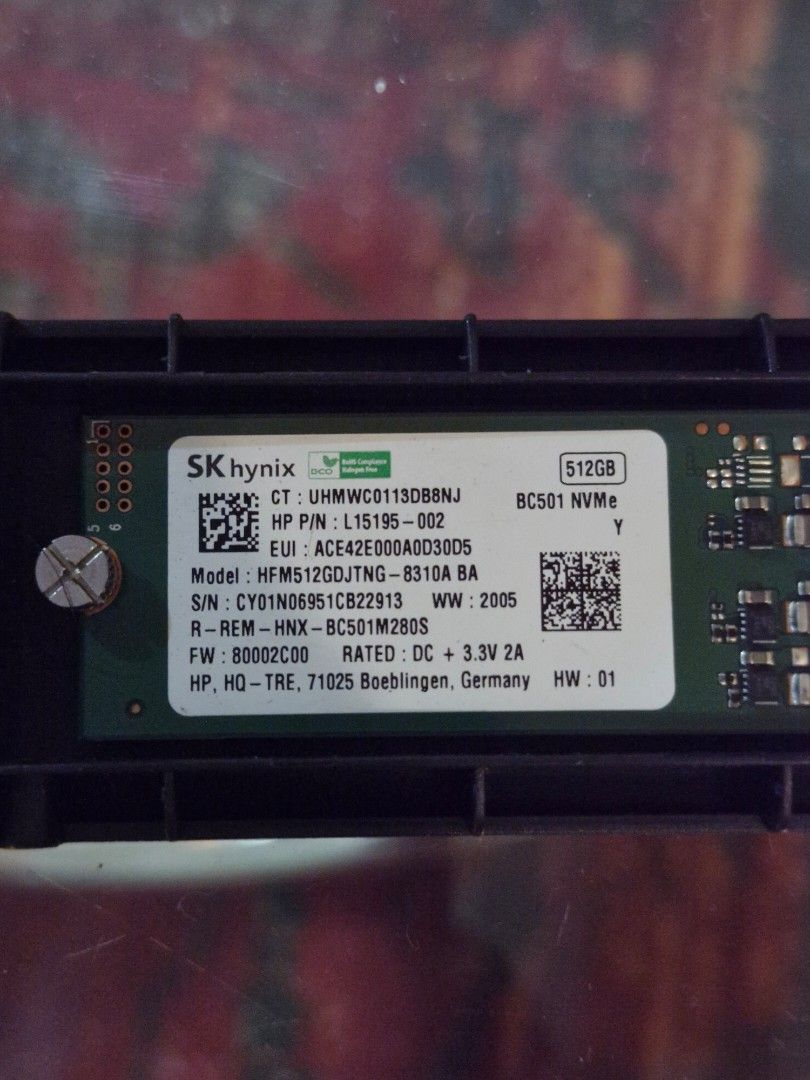 SK Hynix 512GB NVMe SSD with FREE UGREEN SSD Case, Computers & Tech ...