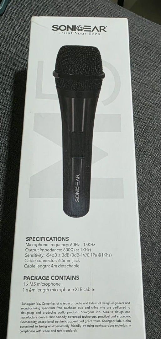 SonicGear M5 Wired Dynamic Microphone423309245322383361