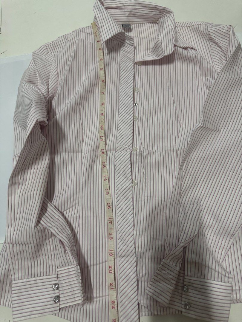 Striped Button-Down Shirt (Category: Shirts) located in Balanga. Submitted by psyche1221 (Listing ID 1430327156, Image 1). Description: May fit small to medium.