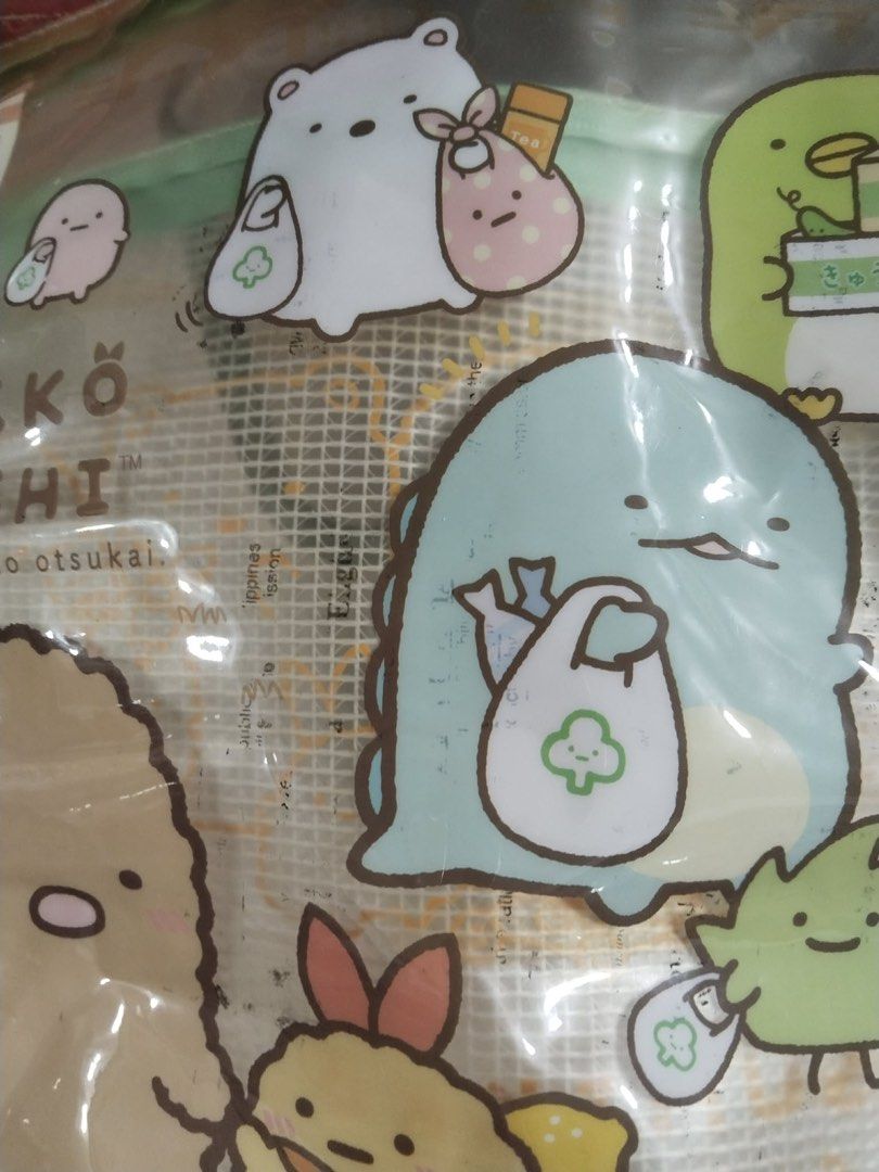 Sumikko Gurashi Stationary File Folder Zipper Pouch (Category: Stationery & School Supplies) located in Makati City. Submitted by zenzeth7 (Listing ID 1430343101, Image 3). Description: two zipper compartments fits both a4 and long paper used with print markings waterproof jnt and lalamove avail (loc: bangkal, makati).