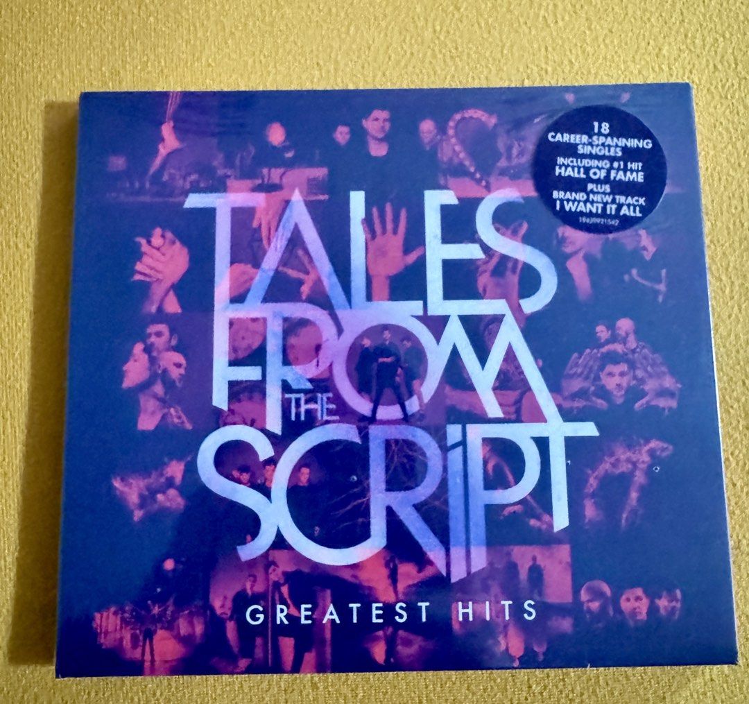 The Script - Tales From The Script: Greatest Hits CD (Category: CDs & DVDs) located in Pasig City. Submitted by proteinboy6 (Listing ID 1430308290, Image 1). Description: 🔥 TALES FROM THE SCRIPT – GREATEST HITS 🔥 All the anthems that made The Script a global sensation, packed into one incredible collection. 🎧 Featuring: • Hall of Fame • The Man Who Can’t Be Moved • Breakeven • For the First Time • Superheroes • Rain • Nothing …and more fan fav