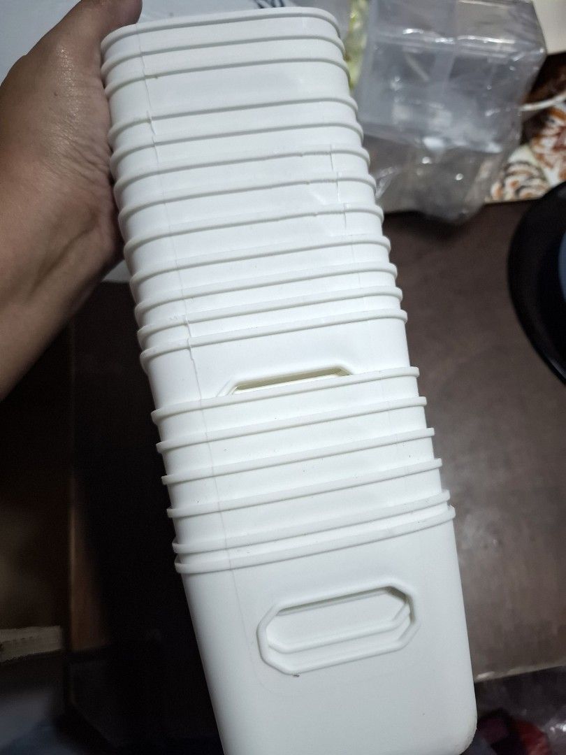 Thick Stackable Storage box - sold each (Category: Storage Boxes & Baskets) located in Quezon City. Submitted by an.marie (Listing ID 1430219117, Image 2). Description: Stackable storage boxes. Great for organizing. Features handles for easy carrying..