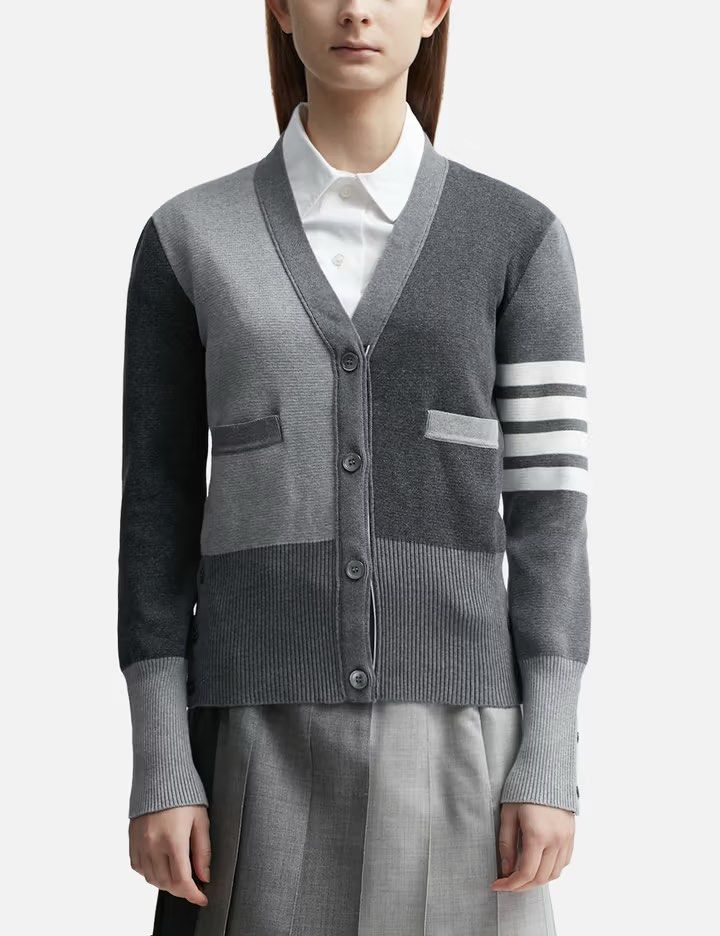 Thom Browne Fun-Mix Merino Cardigan (Category: Luxury Apparel) located in Quezon City. Submitted by dropdeadprices (Listing ID 1430256211, Image 3). Description: Thrifted. Please manage expectations Needs washing.