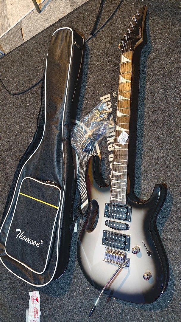 Thomson Electric Guitar with Case jem (Category: Musical Instruments) located in Pasig City. Submitted by tupriomichaeljohn (Listing ID 1430247194, Image 2). Description: paubos pm 4k only.
