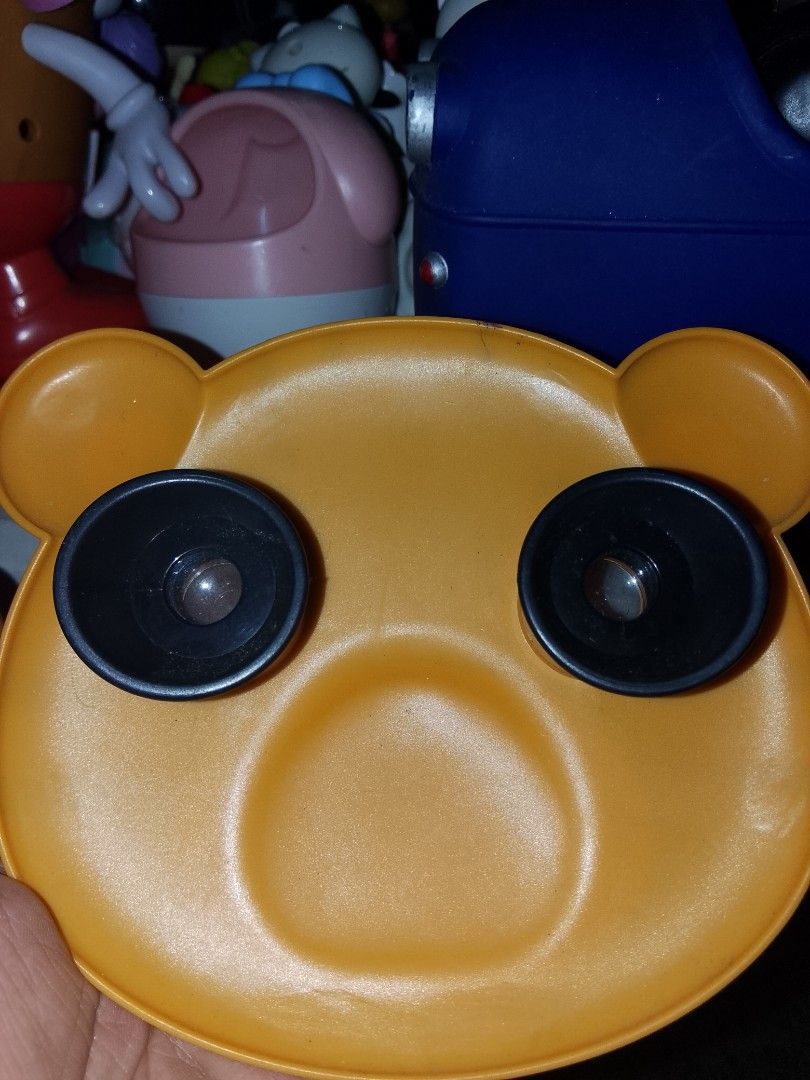 Tiger Face Binoculars Toy (Category: Kids Toys) located in Davao. Submitted by Ysang40 (Listing ID 1430347147, Image 2). Description: Fun tiger-faced toy with binoculars. It has a bright orange color with black eyes and stripes. The toy is shaped like a tiger's face with round ears. It's a great toy for kids..