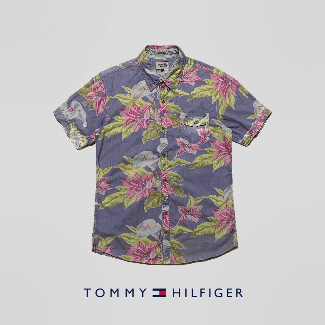 Tommy Hilfiger Summer Button-down (Category: Tshirts & Polo Shirts ) located in Bacolod City. Submitted by bt_ph (Listing ID 1430233461, Image 1). Description: Authentic Size: Medium Dimensions: 20.5 x 29 in. .