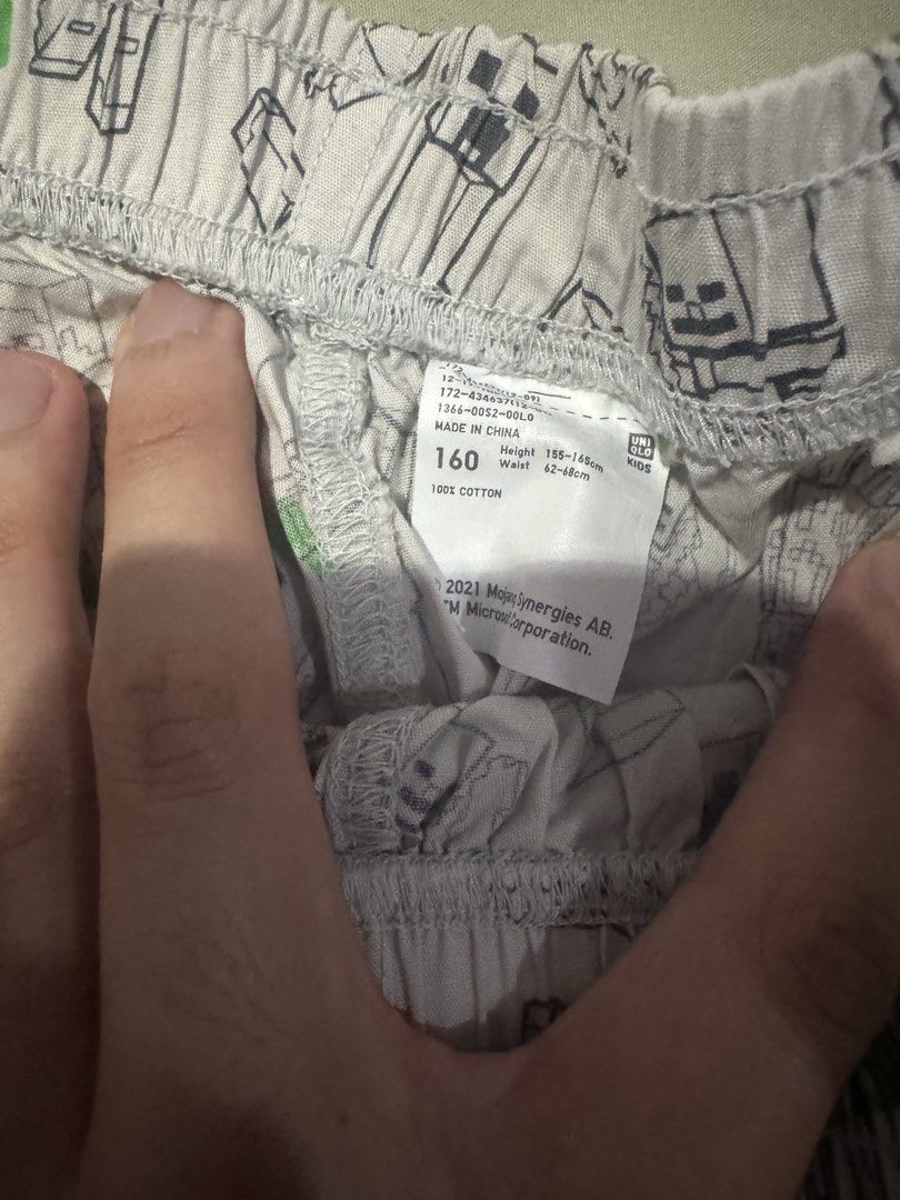 Uniqlo Minecraft Shorts - Size 160 (Category: Babies & Kids Fashion) located in Manila. Submitted by jargoo (Listing ID 1430341144, Image 2). Description: .