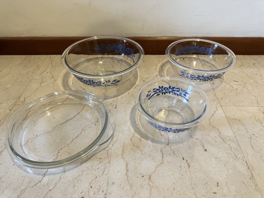 Vintage Pyrex Floral Bowl Set452847274096732161
