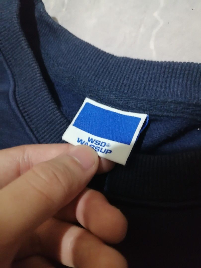 Wassup Crewneck Sweatshirt (Category: Coats, Jackets and Outerwear) located in Manila. Submitted by eightofour (Listing ID 1430349279, Image 3). Description: WASSUP CREWNECK (DECLUTTERING) 29X24 XL FLAWLESS.