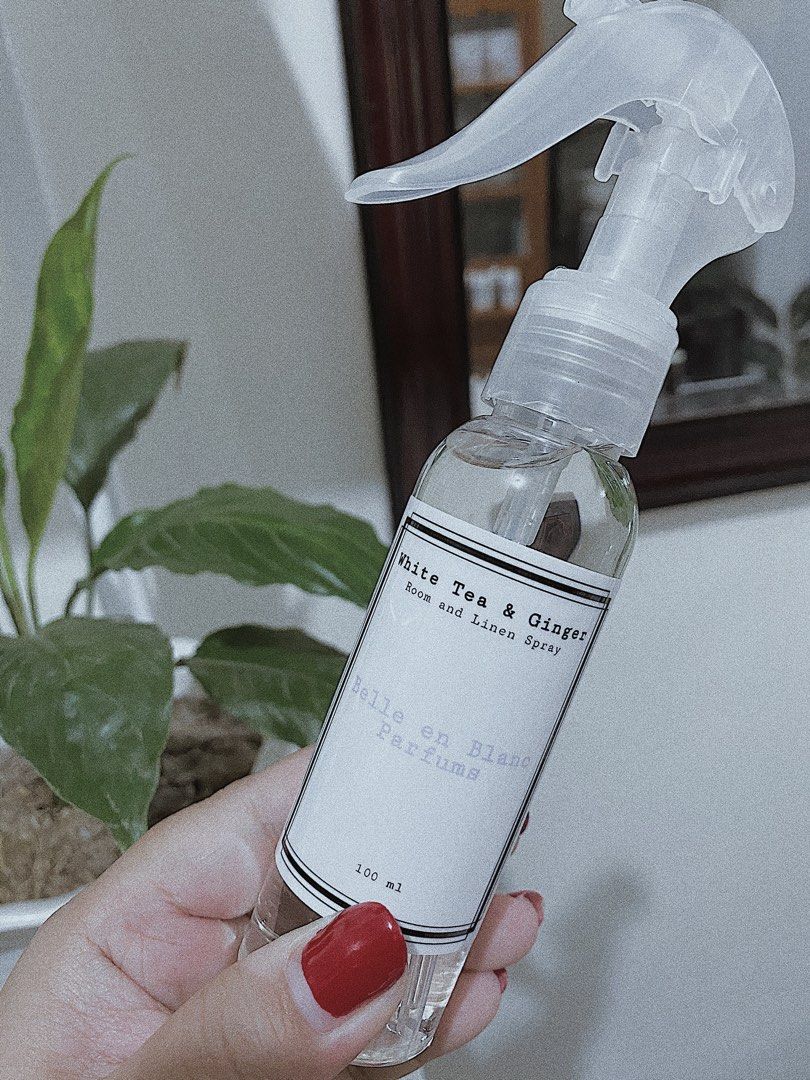 White tea & Ginger Room and Linen Spray (Category: Fragrance & Deodorants) located in Trece Martires City. Submitted by jaaadeya (Listing ID 1430379757, Image 2). Description: .