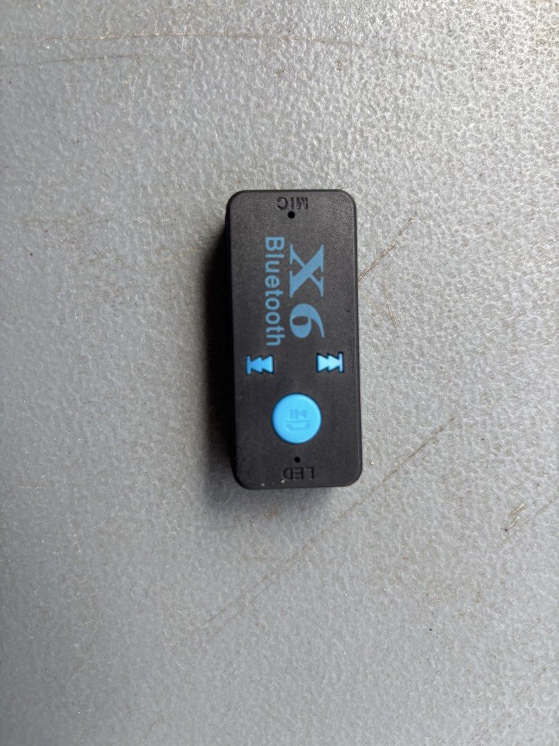 X6 Bluetooth Receiver (Category: Soundbars, Speakers & Amplifiers) located in Calamba. Submitted by zujgaragesale (Listing ID 1430251584, Image 1). Description: ✅Bluetooth Hands Free Calling ✅Bluetooth A2DP stereo ✅Noise Reduction ✅No issue 🇵🇭Calamba City Laguna.