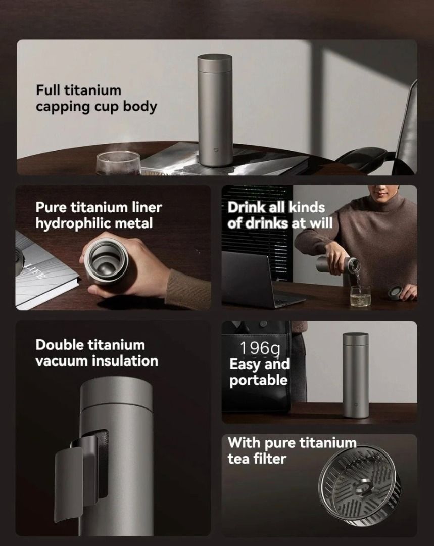 Xiaomi Mijia Thermos Cup Ti2446884357876623362