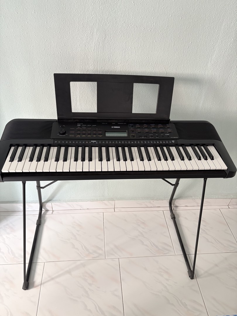 Yamaha PSR-E273 Keyboard with Stand and Cover, Hobbies & Toys, Musical ...