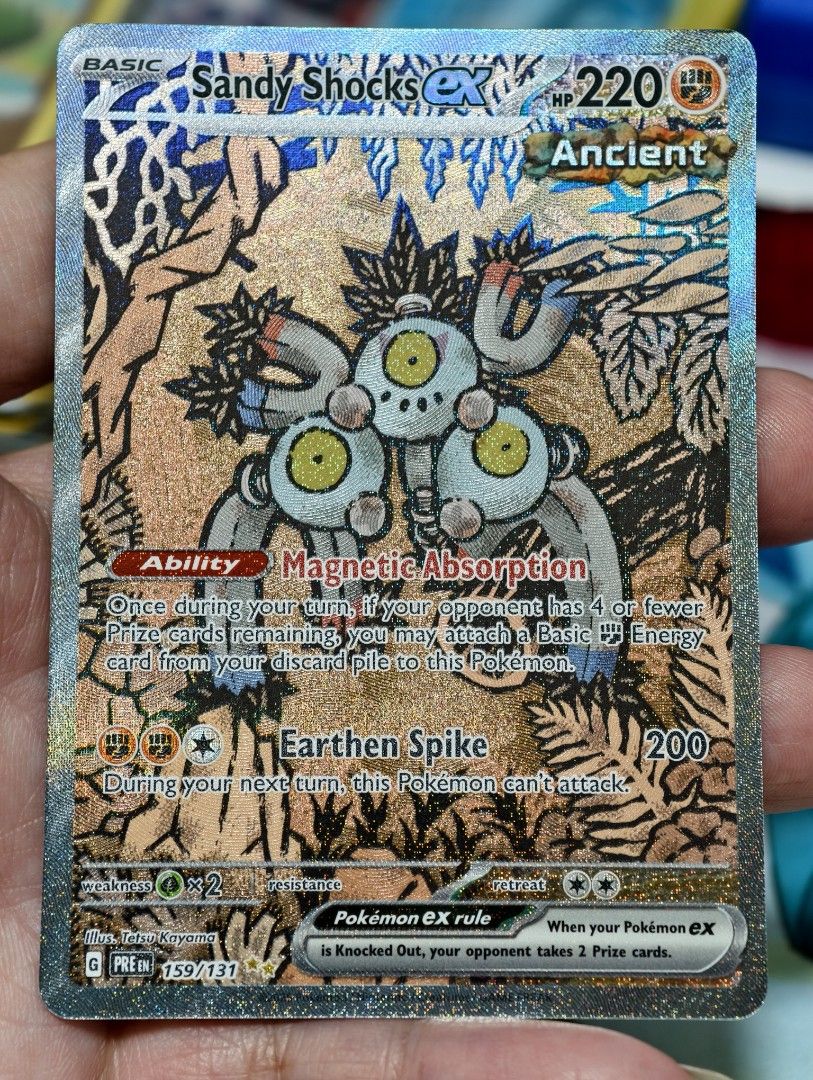 2025 POKEMON PRE EN-PRISMATIC EVOLUTIONS #159 SANDY SHOCKS EX, Hobbies ...