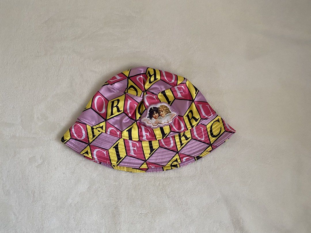 💯 Fiorucci Printed Bucket Hat with Angel Patch (Category: Luxury Accessories) located in San Fernando. Submitted by brandsdepot.ph (Listing ID 1430472758, Image 1). Description: 💯 Authentic Brand new ✅ SALE.
