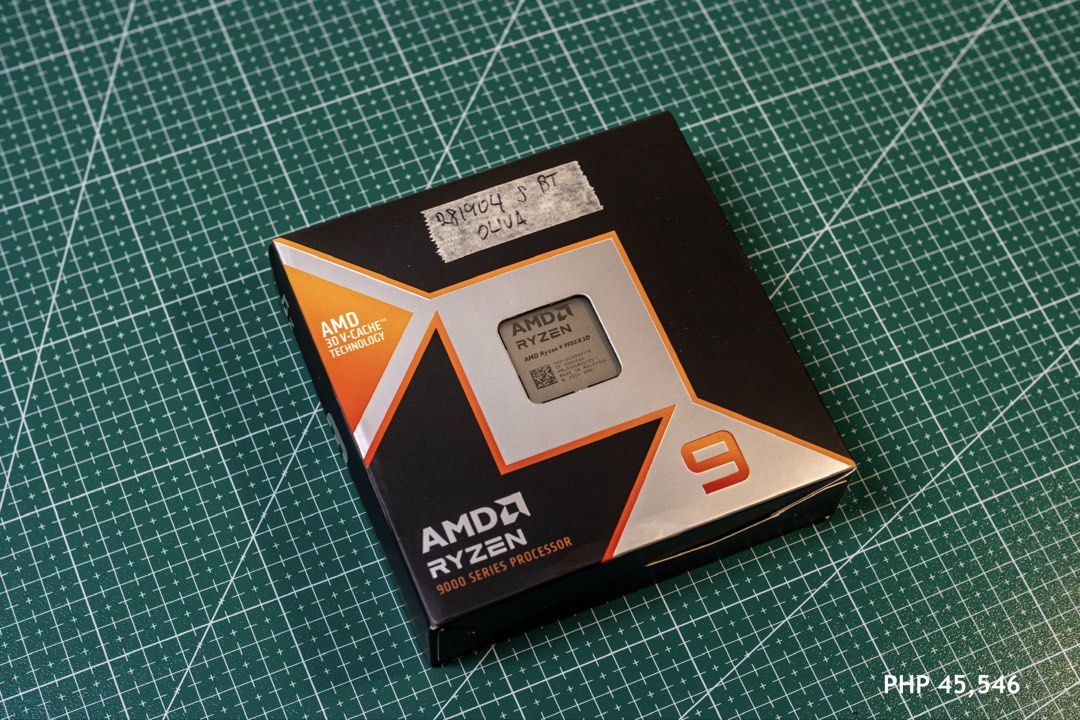 AMD Ryzen 9 9950x3D (Category: Computer Parts) located in Mandaluyong City. Submitted by happywater_54fc8f (Listing ID 1430497474, Image 1). Description: Ryzen 9 9950X3D - 16 Cores - 32 Threads - Zen 5 - Brandnew Sealed w/ receipt - RFS: Change of plans. Also selling my PC set including this.