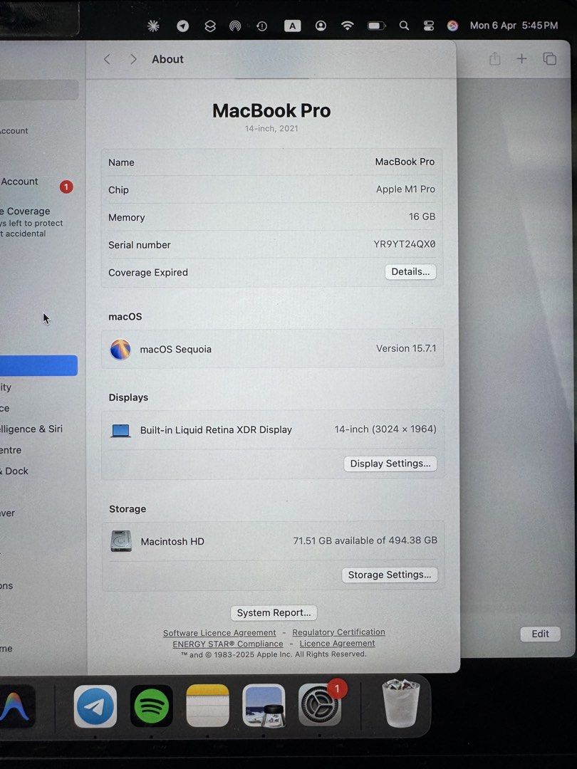 Apple MacBook Pro 14-inch (2021)420587282618787844