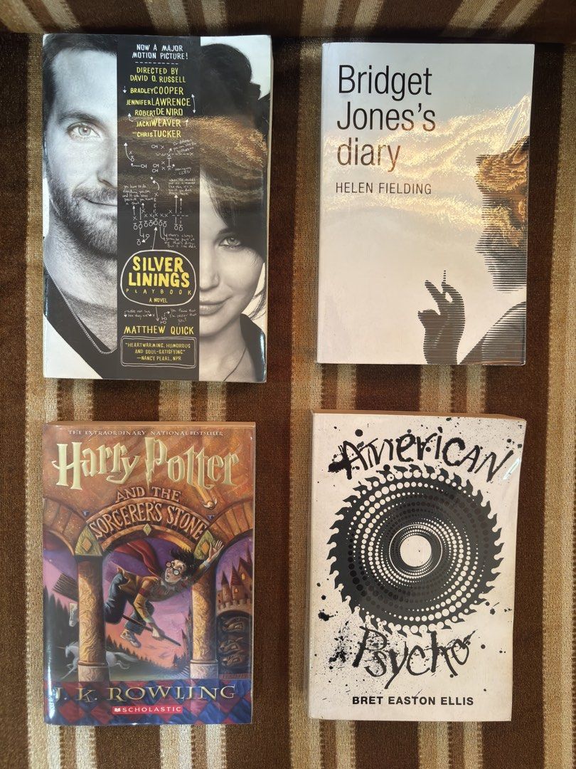 Assorted Fiction Books for Sale (Category: Storybooks) located in Manila. Submitted by chaaquino (Listing ID 1430574001, Image 2). Description: Fiction books for sale! Well used to like new condition. Please see prices below: ₱120/pc (well used) - The Joy Luck Club - The Perks of Being a Wallflower ❌SOLD❌ - Bridget Jones’s Diary - The Silver Linings Playbook - The Thief Lord - Thirteen Reasons Why - American Psycho ❌SOLD❌ ₱150/pc (lightly used wi