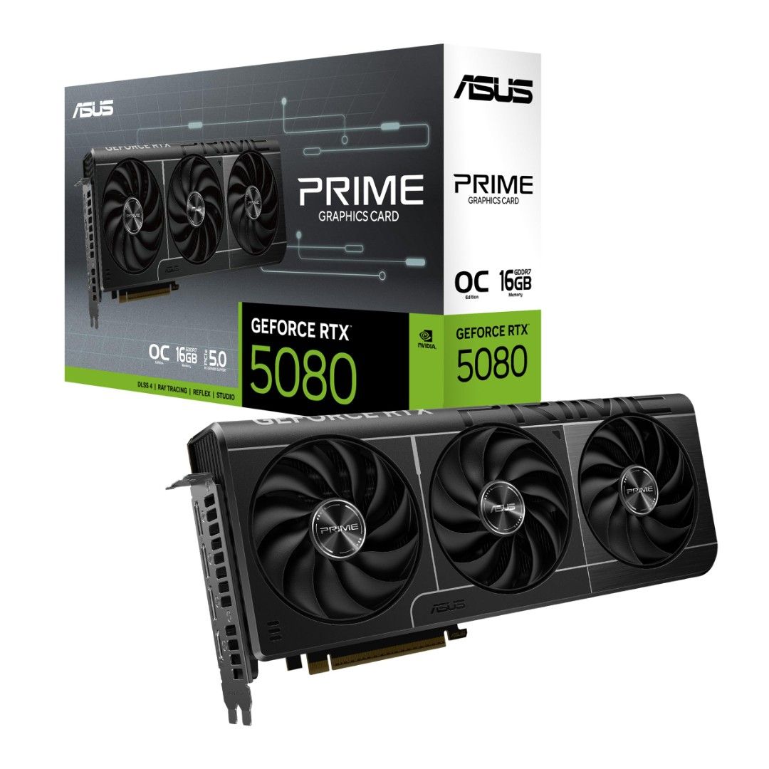 ASUS Prime GeForce RTX 5080 16GB Graphics Card ( Non Oc / local SG set ...