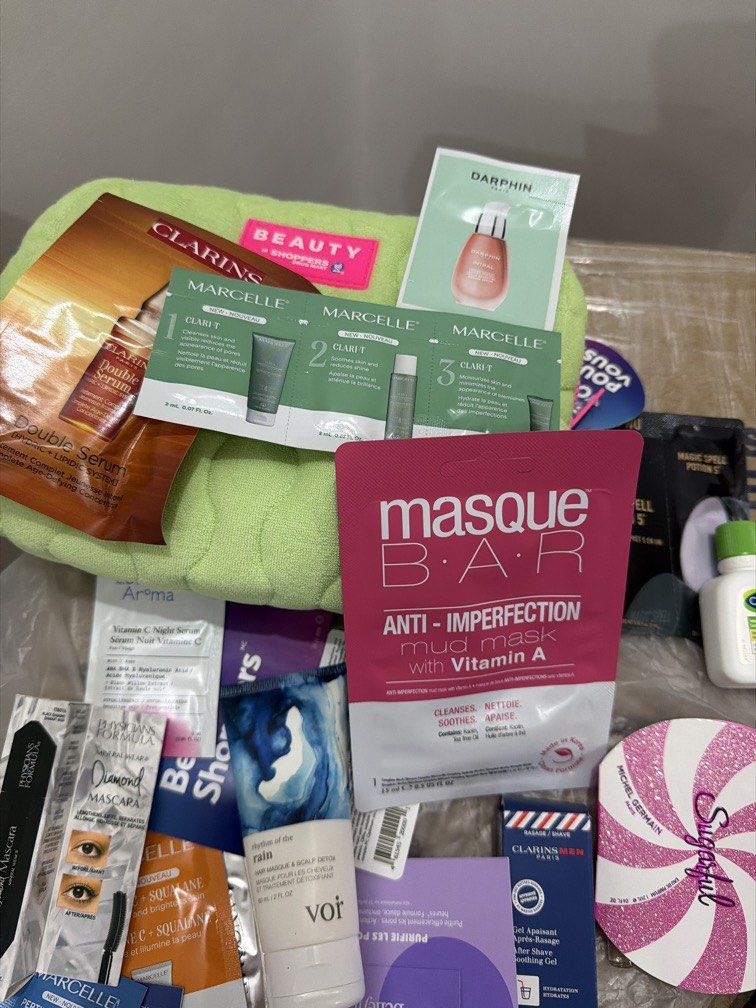 BEAUTY SET FROM CANADA (TAKE ALL) (Category: Face Care) located in Lemery. Submitted by haul_canada (Listing ID 1430523698, Image 3). Description: GET THIS AFFORDABLE AND AUTHENTIC SET COMES WITH BIG POUCH.
