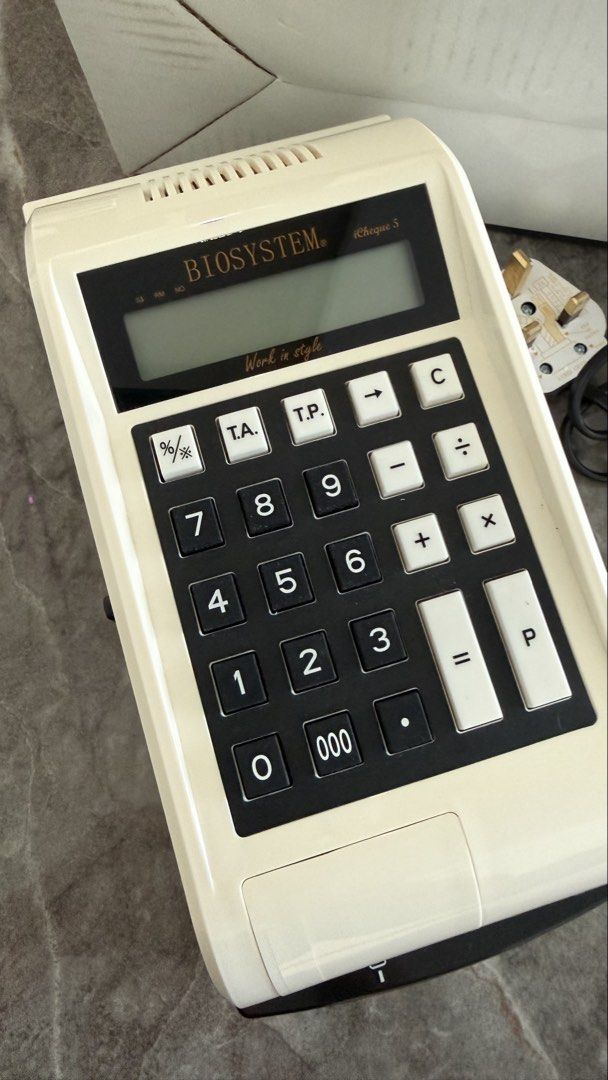 Biosystem iCheque 4 Professional Cheque Writer447937944014694401