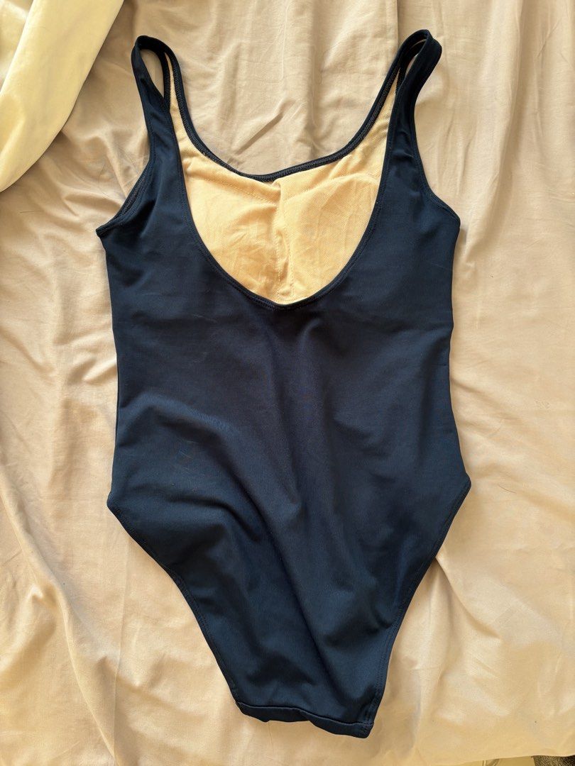 Blue One piece swimsuit XL (Category: Bikinis & Swimsuits) located in Quezon City. Submitted by nanananuggets (Listing ID 1430416353, Image 2). Description: Brand: Sun and Sand (from SM department store) Removable padding.