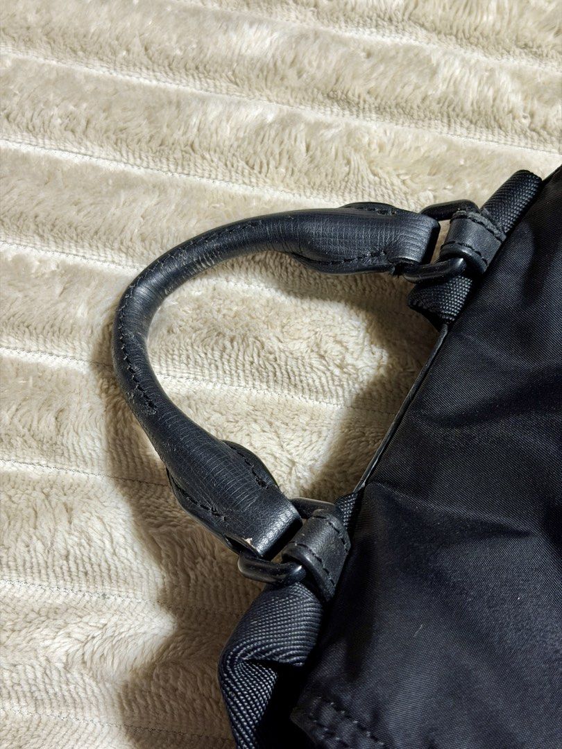Burberry Black Backpack (Category: Backpacks) located in Quezon City. Submitted by pt_rk (Listing ID 1430463946, Image 3). Description: Length- 14” Width - 6” Height- 18” BURBERRY Black Technical Nylon Large Rucksack Backpack Bag.