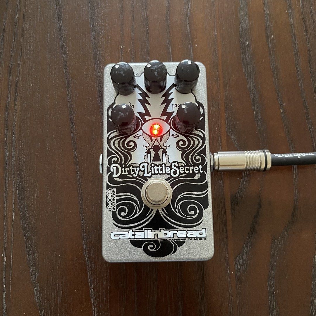 Catalinbread Dirty Little Secret Mkiii (botique) (Category: Musical Instruments) located in Manila. Submitted by rayvelcoro (Listing ID 1430440546, Image 2). Description: - No box, minimal use in home only - Catalinbread Dirty Little Secret Mkiii pedal - Delivers classic British amp tones - Features a cool and durable design - Perfect for guitarists seeking quality overdrive.