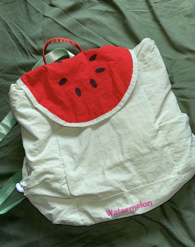 Celso Watermelon Backpack (Category: Diaper Bags & Wetbags) located in Muntinlupa City. Submitted by lizadc11 (Listing ID 1430585900, Image 1). Description: Mini Backpack 🎒 ✨ Good as new 🎒 Lightweight, adjustable straps 📦 Fits daily essentials 💖 Cute & easy to style 📍 Muntinlupa/Alabang 🚚 Shipping PM if interested.