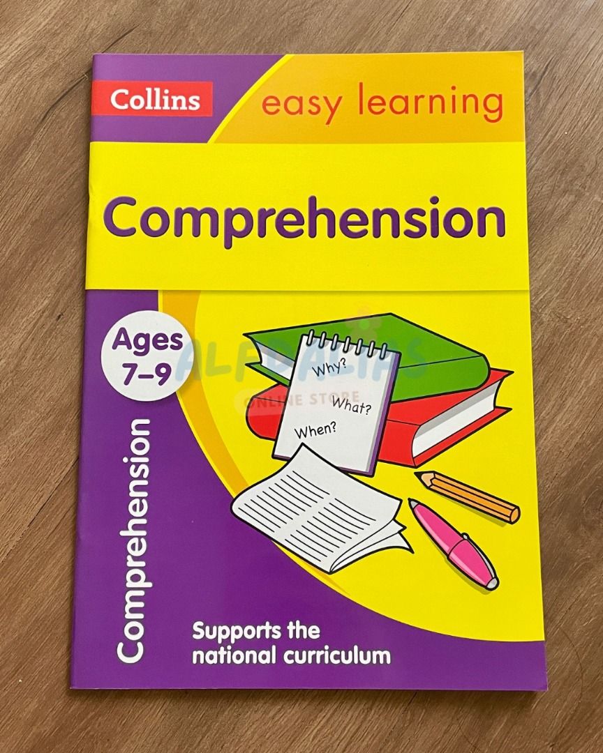 Collins Easy Learning Comprehension Ages 7-9 (Category: Children's Books) located in Pasay City. Submitted by alfdalias (Listing ID 1430462883, Image 1). Description: Collins Easy Learning Comprehension book is designed for children aged 7-9. It includes various comprehension activities. 📕Condition: Brand New, Big Book, Paperbound ⚠️Disclaimer: * There might be a slight difference in color due to shadow/lighting while taking the item’s photo. * 