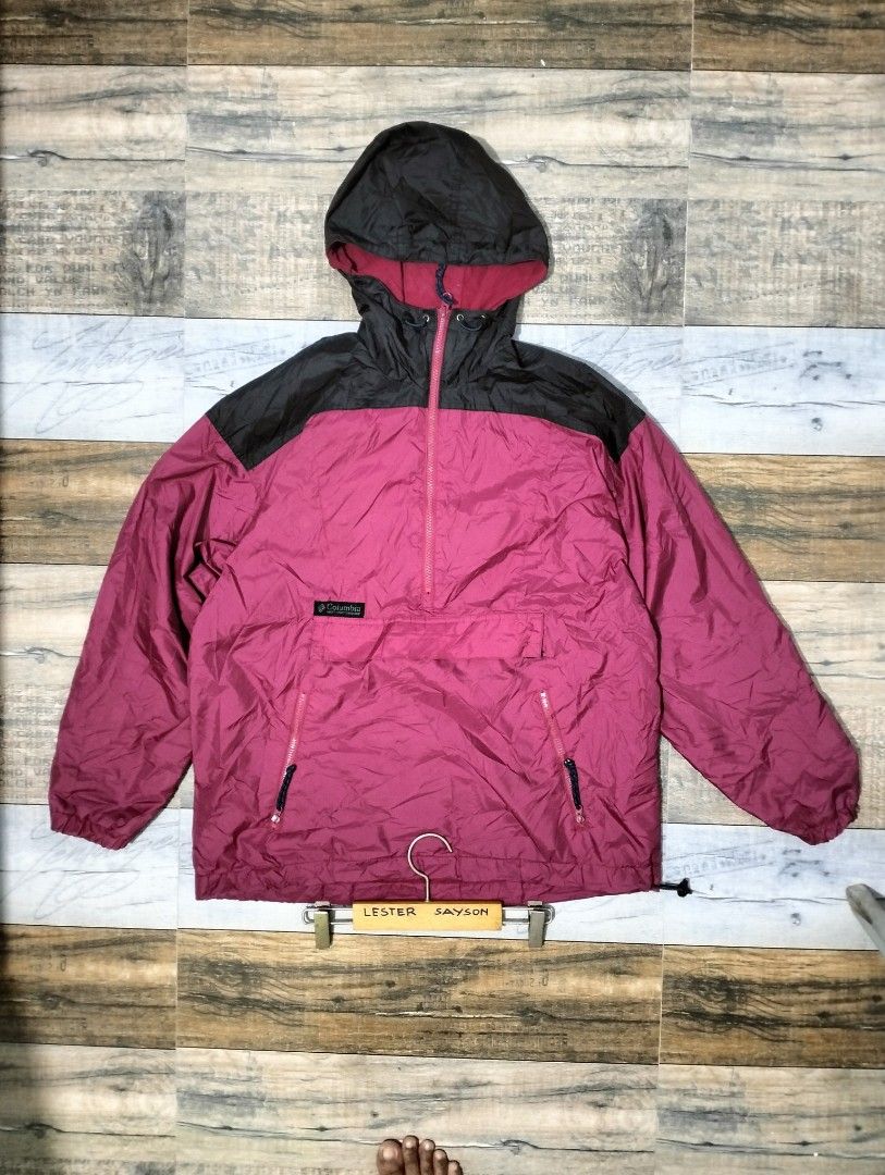 Columbia Sportswear Pullover Jacket (Category: Coats, Jackets and Outerwear) located in Talibon. Submitted by saysonlest75795 (Listing ID 1430428802, Image 1). Description: rare Vintage Columbia anorak windbreaker as new condition issue loose stretch very minimal dimes 24/ 27-28 cotton po sa loob.