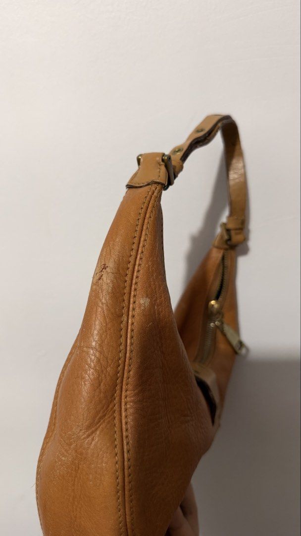 Dior Street Chic Half Moon Leather Hobo Bag (Category: Luxury Bags & Wallets) located in Quezon City. Submitted by maycee_vintage (Listing ID 1430402020, Image 3). Description: Dior Street Chic Half Moon Leather Hobo Bag Authentic Rank AB-B (overall Good) Has minor flaws that do not affect the functionality of the bag Slightly nego QC Area .