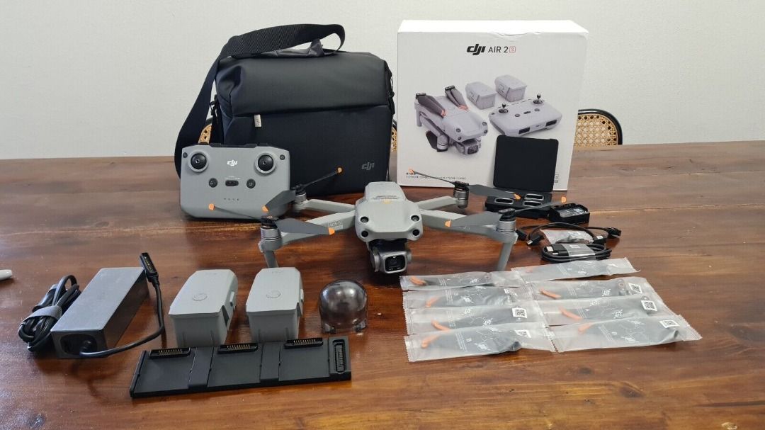 DJI Air 2S Fly More Combo (Category: Drones) located in Caloocan City. Submitted by mysticturtle.6a146f (Listing ID 1430507919, Image 2). Description: DJI Air 2S Fly More Combo. Includes the drone, remote controller, two batteries, charger, extra propellers, and a carrying bag. Also comes with a set of filters. The box is included. Ready to fly..