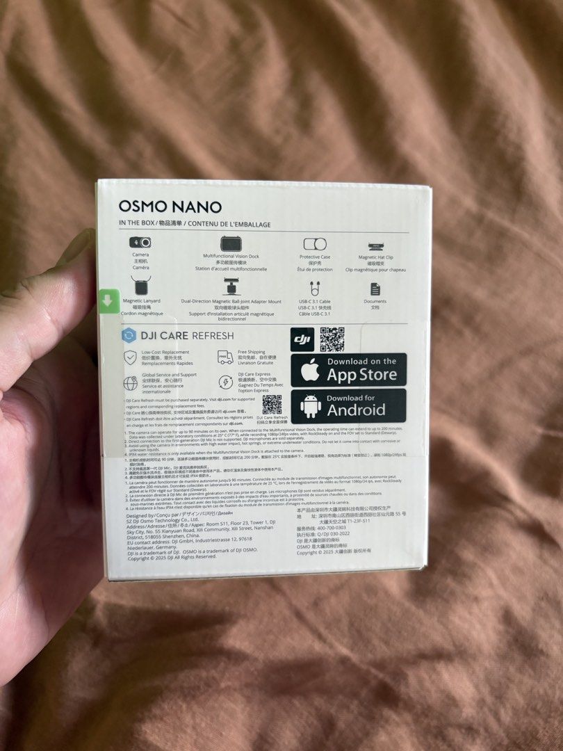 DJI Osmo Nano Standard Combo 128GB (Category: Cameras) located in Cainta. Submitted by shoptrouvailles (Listing ID 1430434255, Image 2). Description: For Sale Brand New Sealed Dji OSMO NANO ₱17,499 .