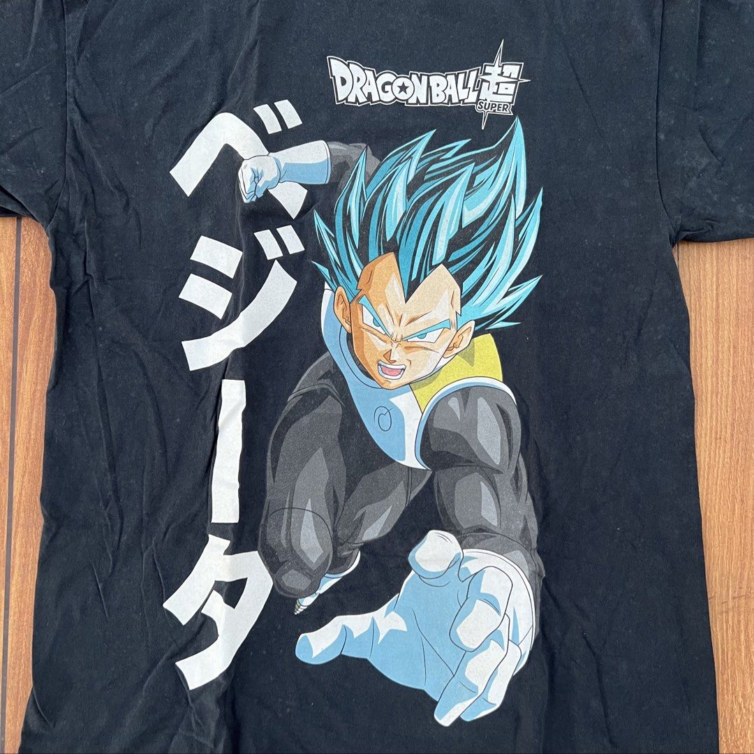 DragonBall Super Vegeta (Category: Tshirts & Polo Shirts ) located in Cebu City. Submitted by luckyyfindss (Listing ID 1430579224, Image 2). Description: DragonBall Z Super Vegeta Medium on tag Waist: 20 Length: 28 - Still in great condition no issues (need wash).